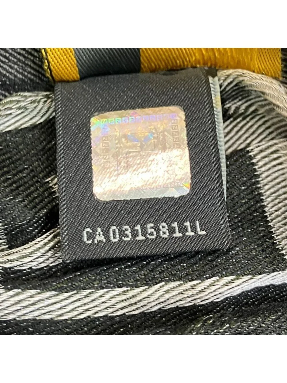Fendi Shawl Wool Silk Scarf